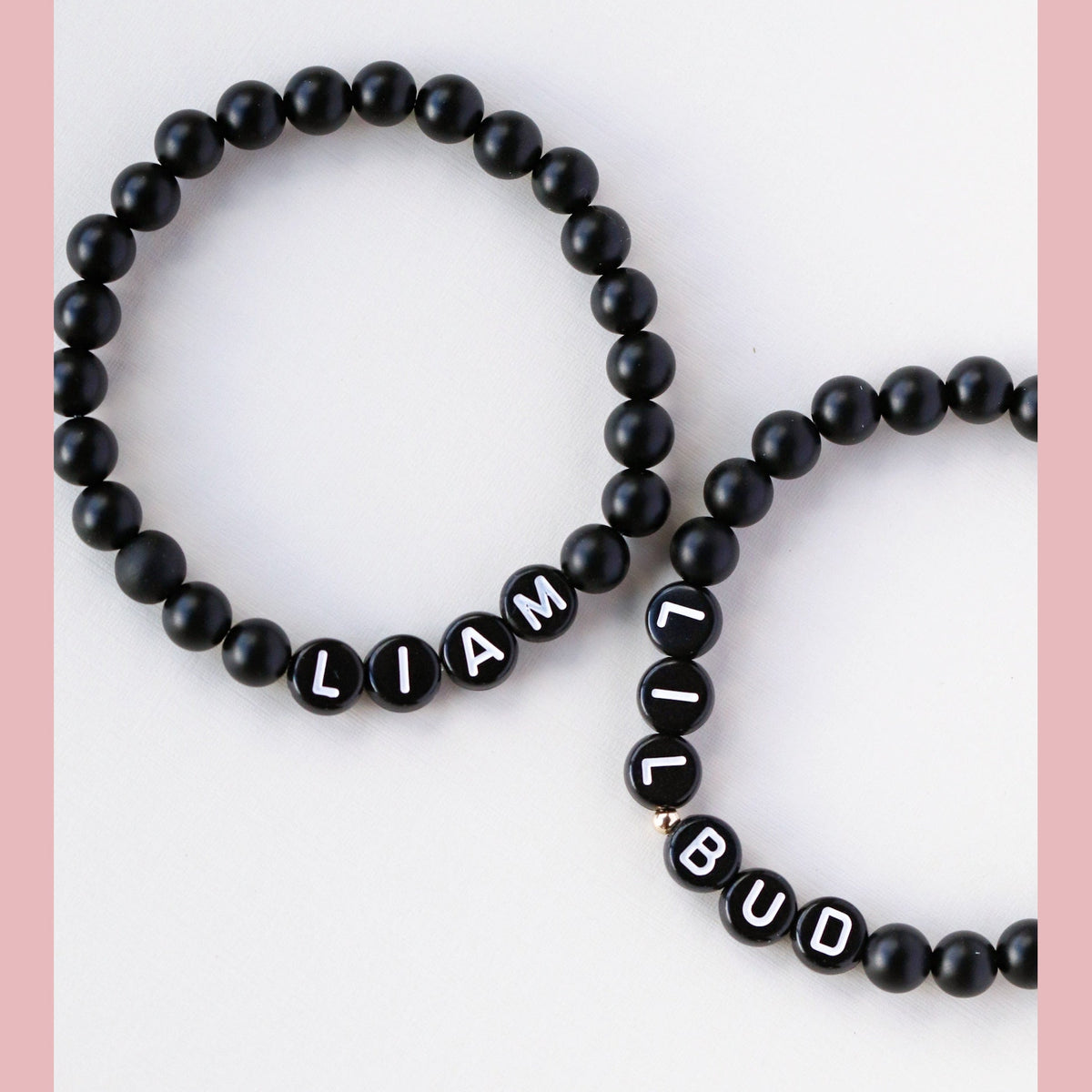 The Black Onyx Boys Bracelet The Neon Cactus Studio