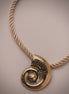 Gold Rope Conch Necklace