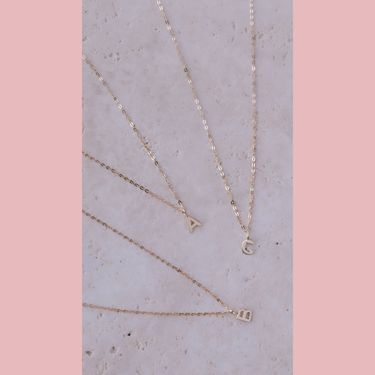 Itty Bitty Initial Necklace