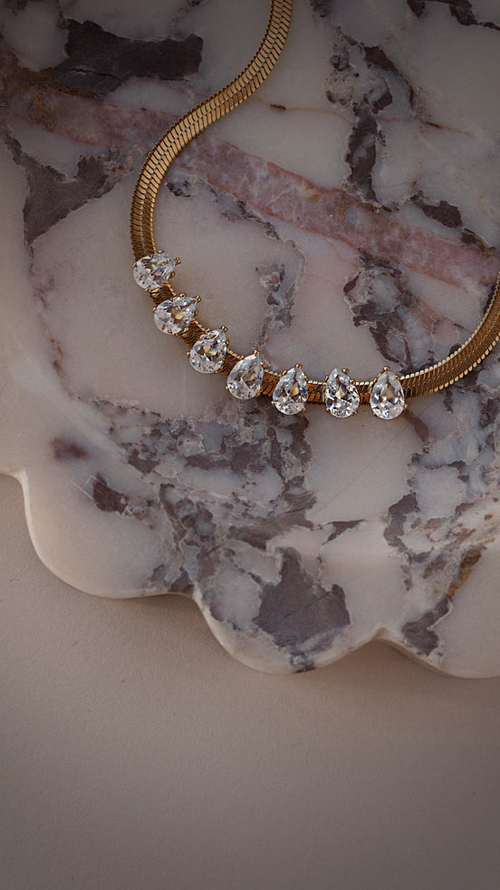 Dripping in Diamonds Necklace