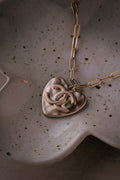 Chic CC Heart Necklace