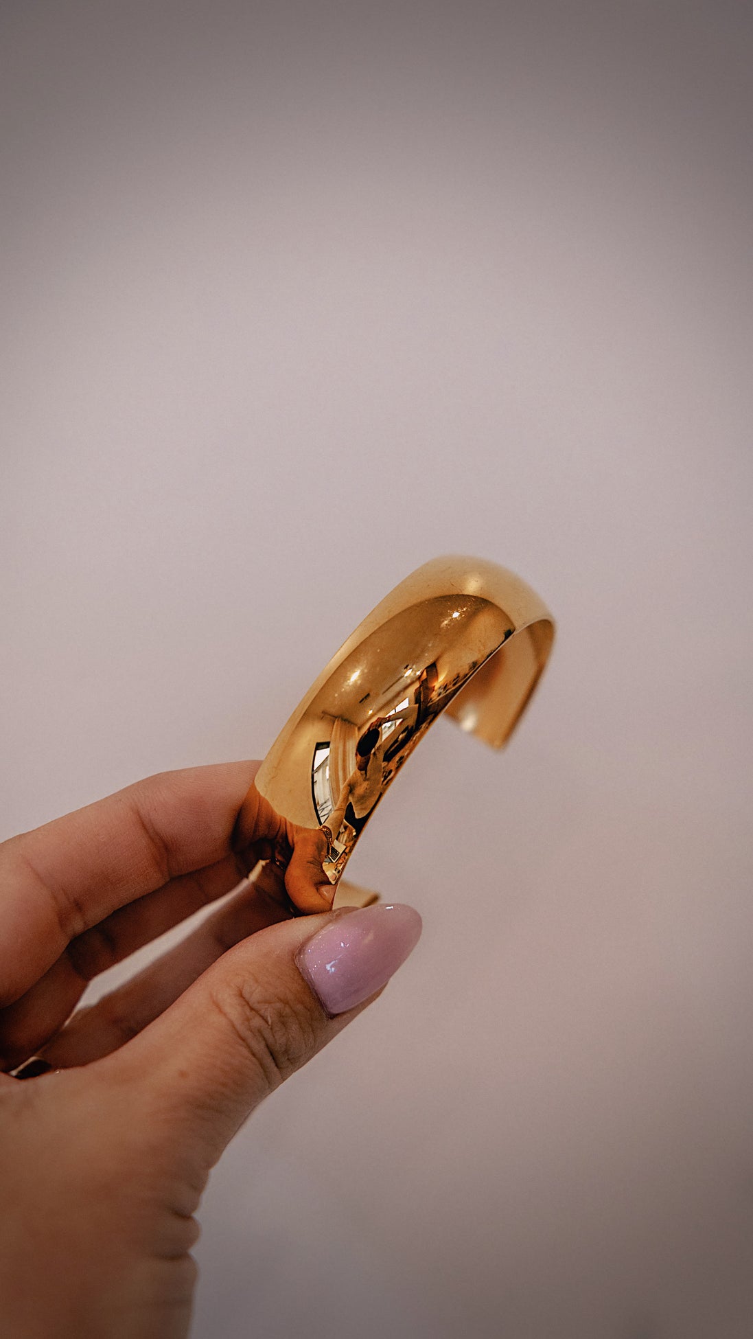 Gold Bangle Cuff