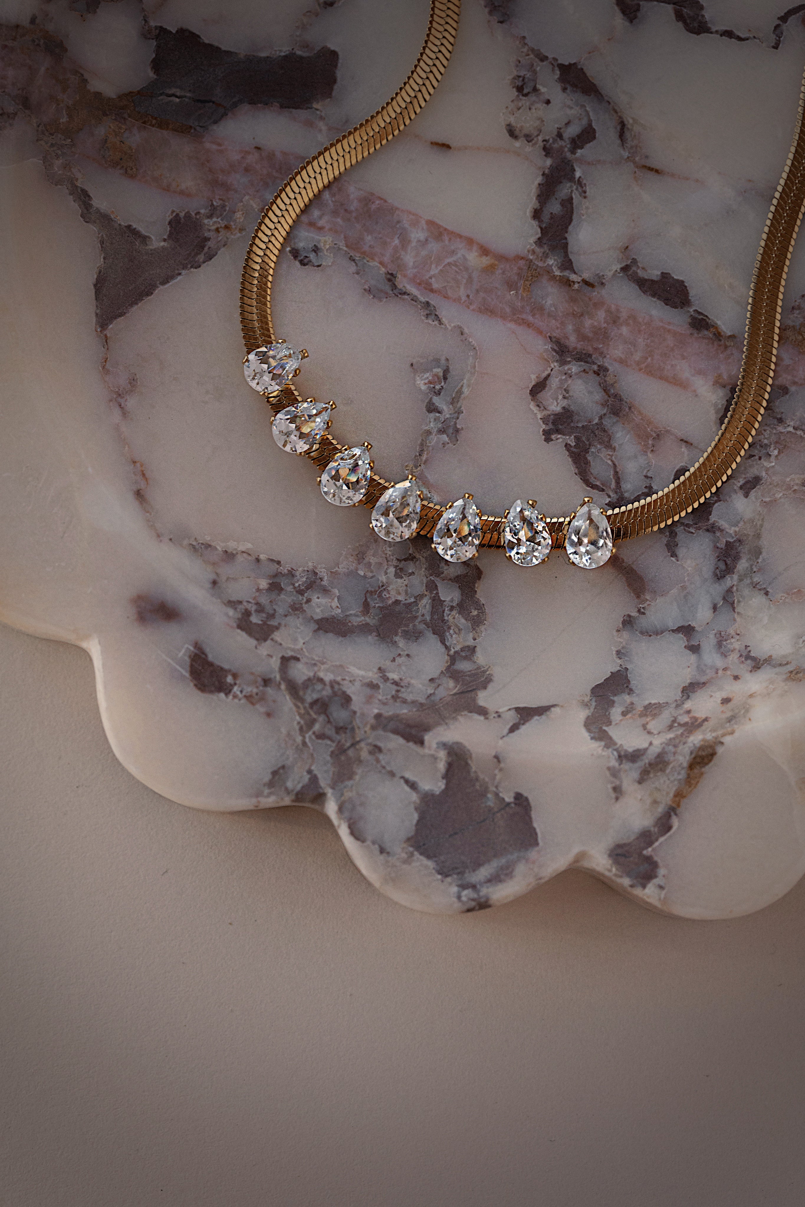 Dripping in Diamonds Necklace