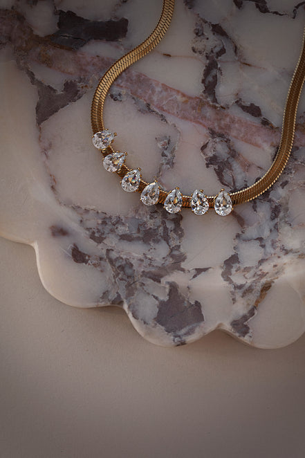 Dripping in Diamonds Necklace
