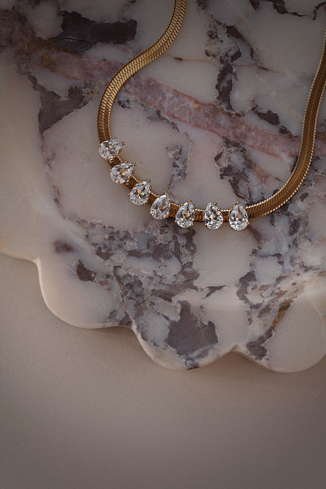 Dripping in Diamonds Necklace