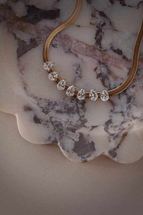 Dripping in Diamonds Necklace