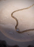 Solitaire Curb Link Necklace