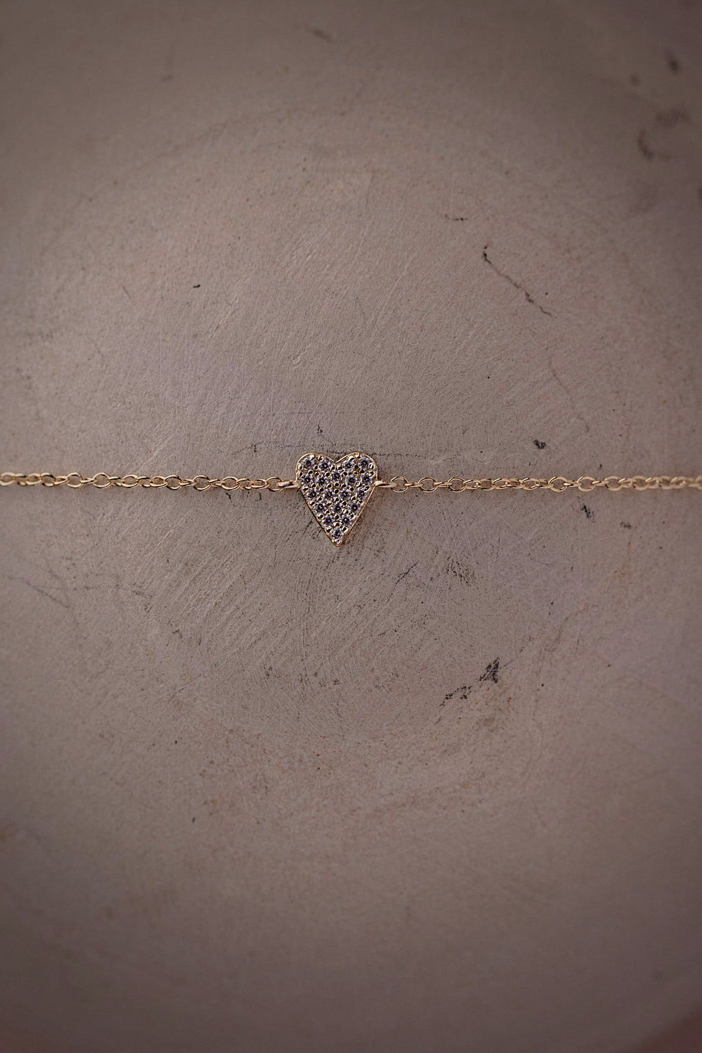 CZ Heart Bracelet