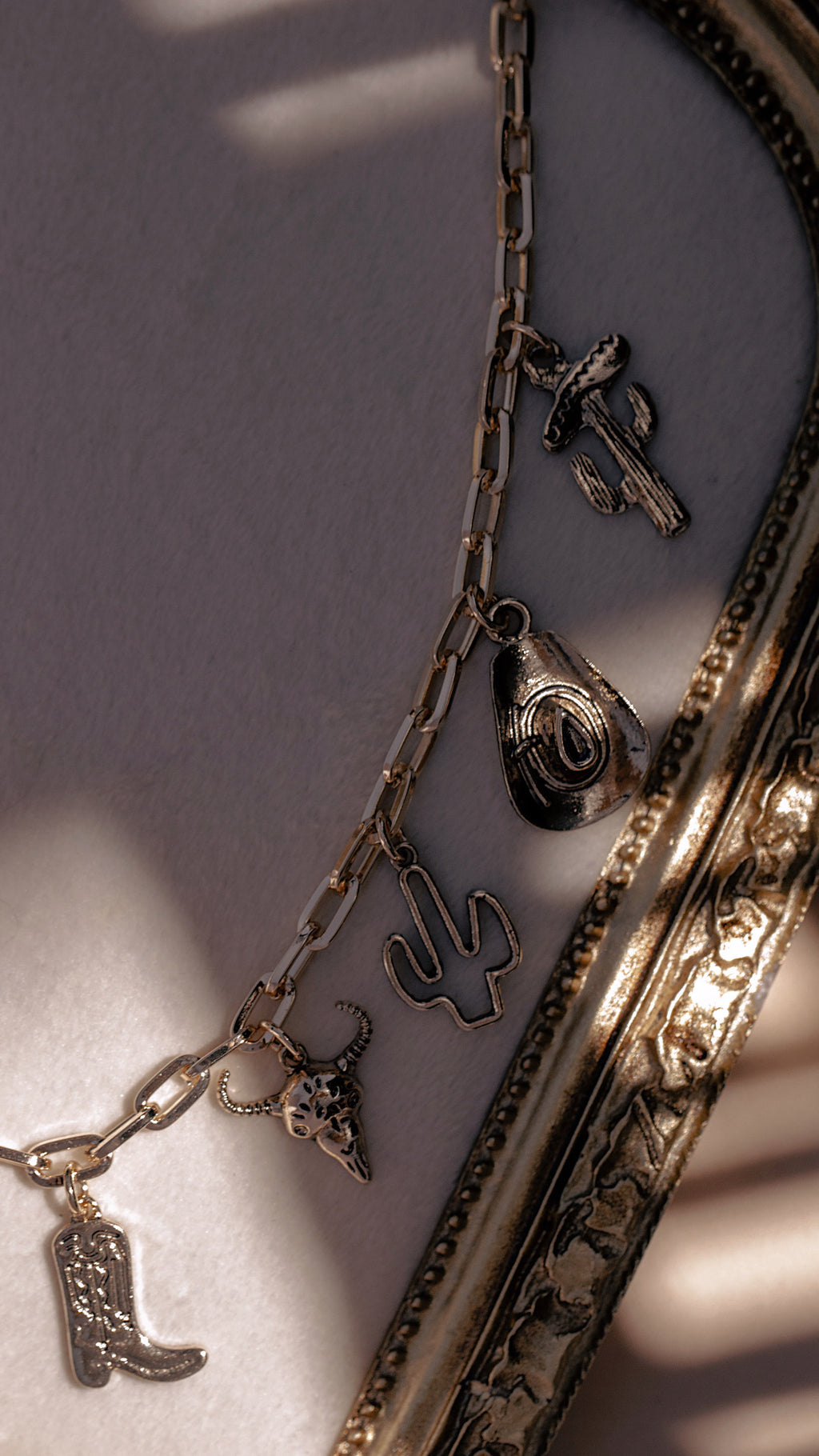Long Live Cowgirls Charm Necklace