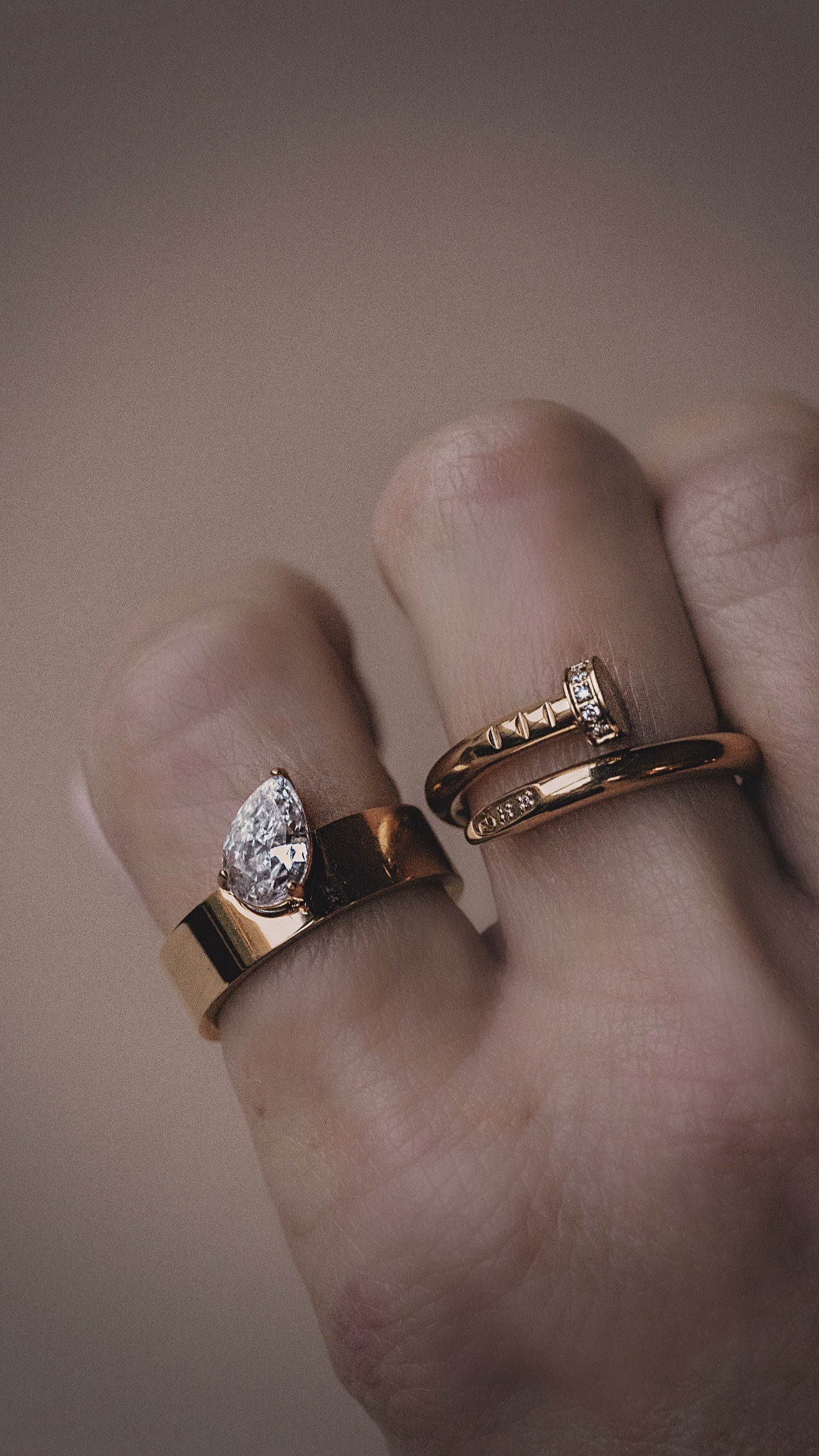 CZ Designer Dupe Ring