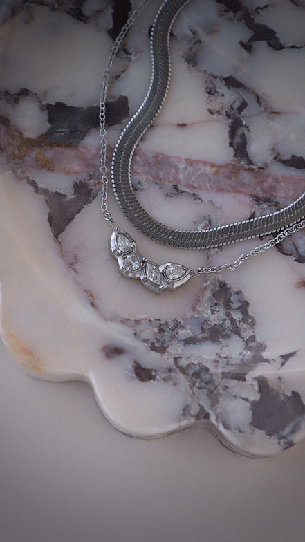 Silver Snake Chain Necklace