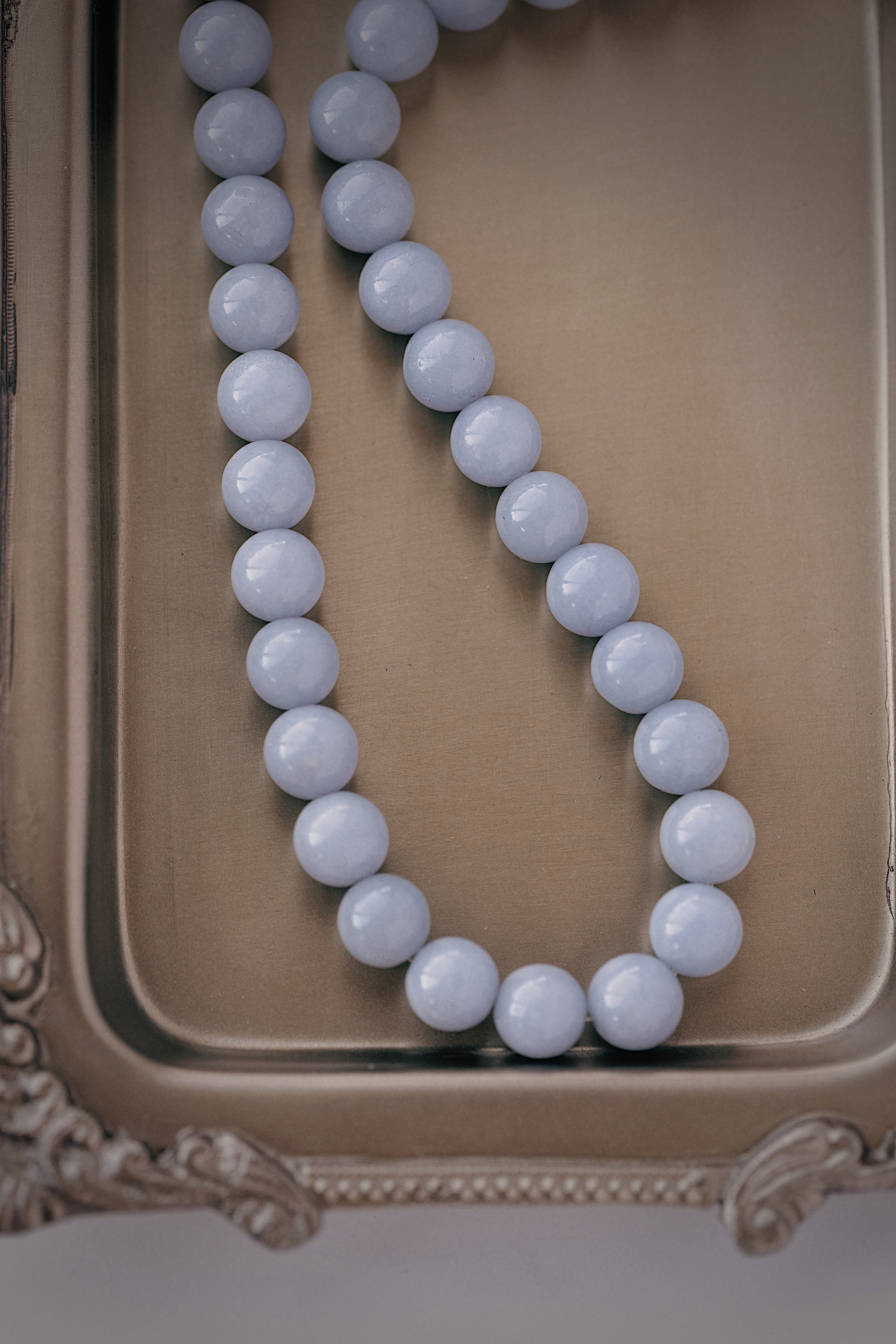 Blue Angelite Necklace
