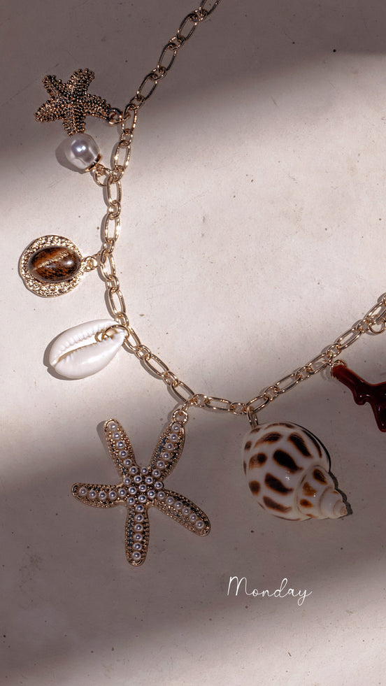 Beach Babe Charm Necklace