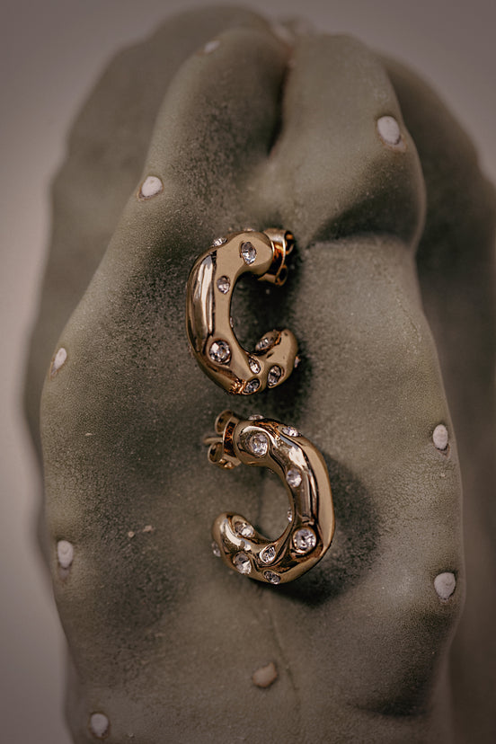 Mojave Studded Hoops
