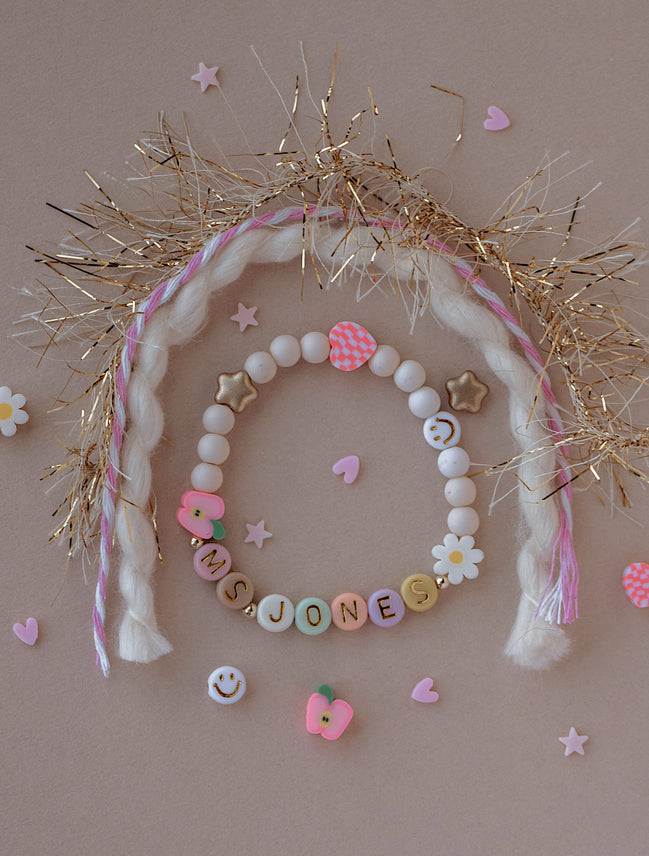 Teacher Appreciation Bracelet - The Neon Cactus Studio