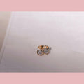 Willa Bezel Stud Earring