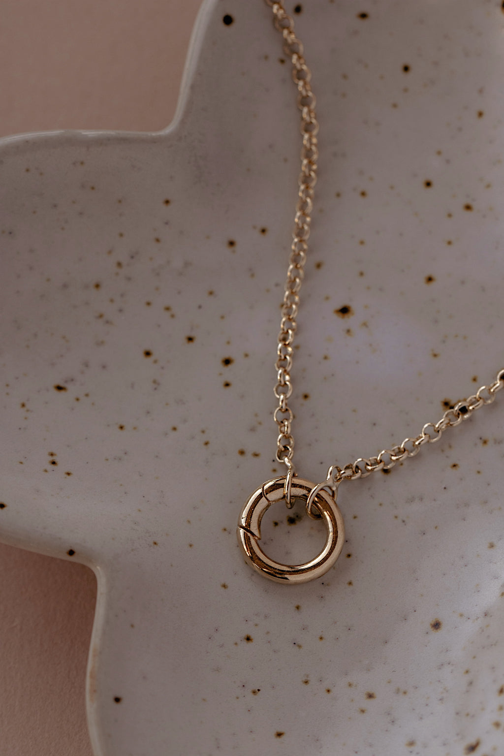 Rollo Chain Charm Holder Necklace