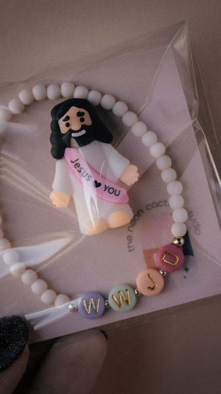 WWJD Bracelet - The Neon Cactus Studio