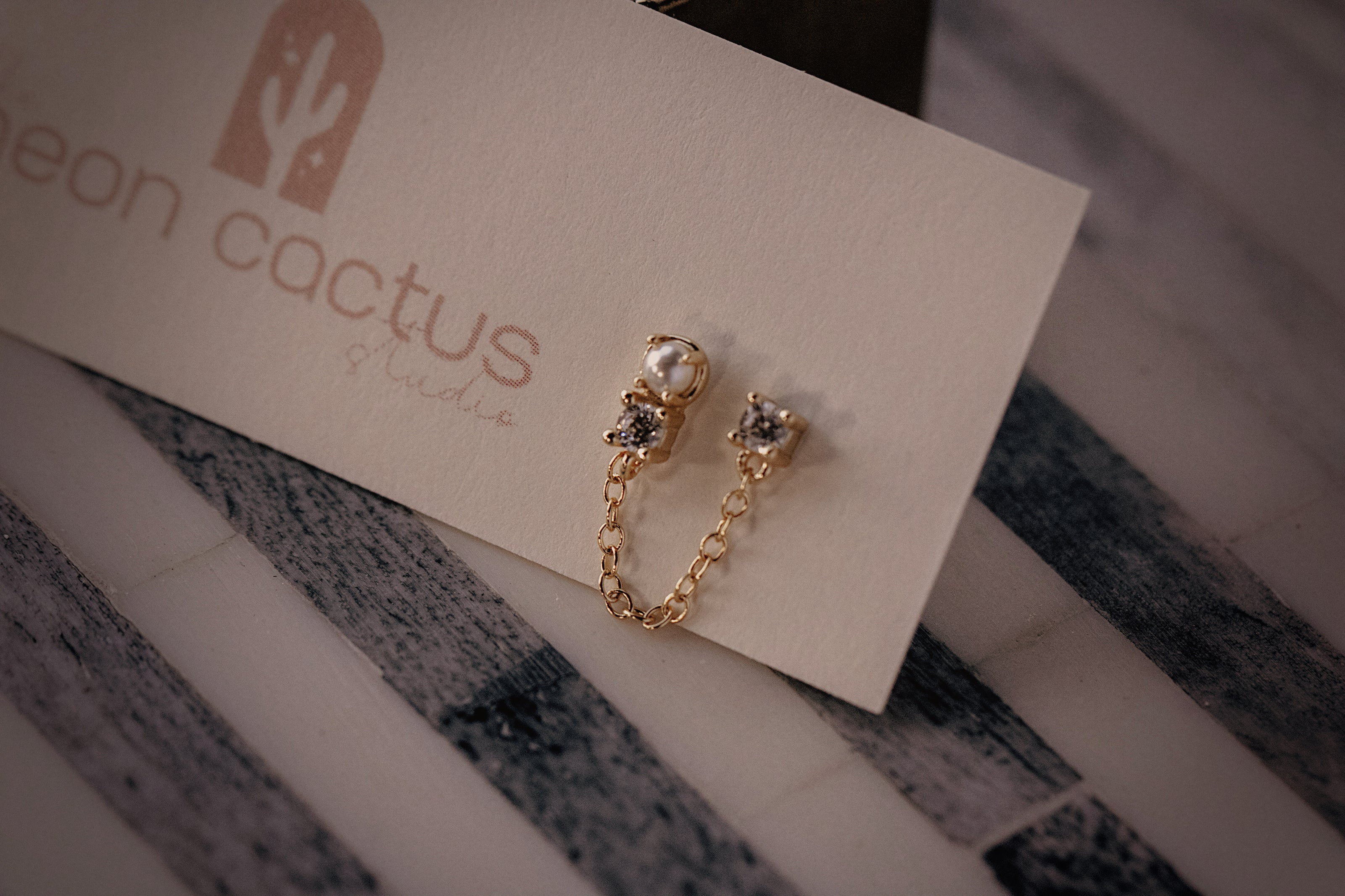 Double Stud Earrings