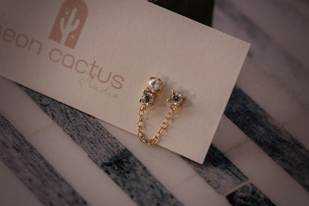 Double Stud Earrings