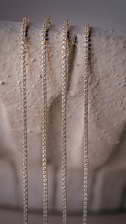 Dainty CZ Tennis Bracelet - The Neon Cactus Studio