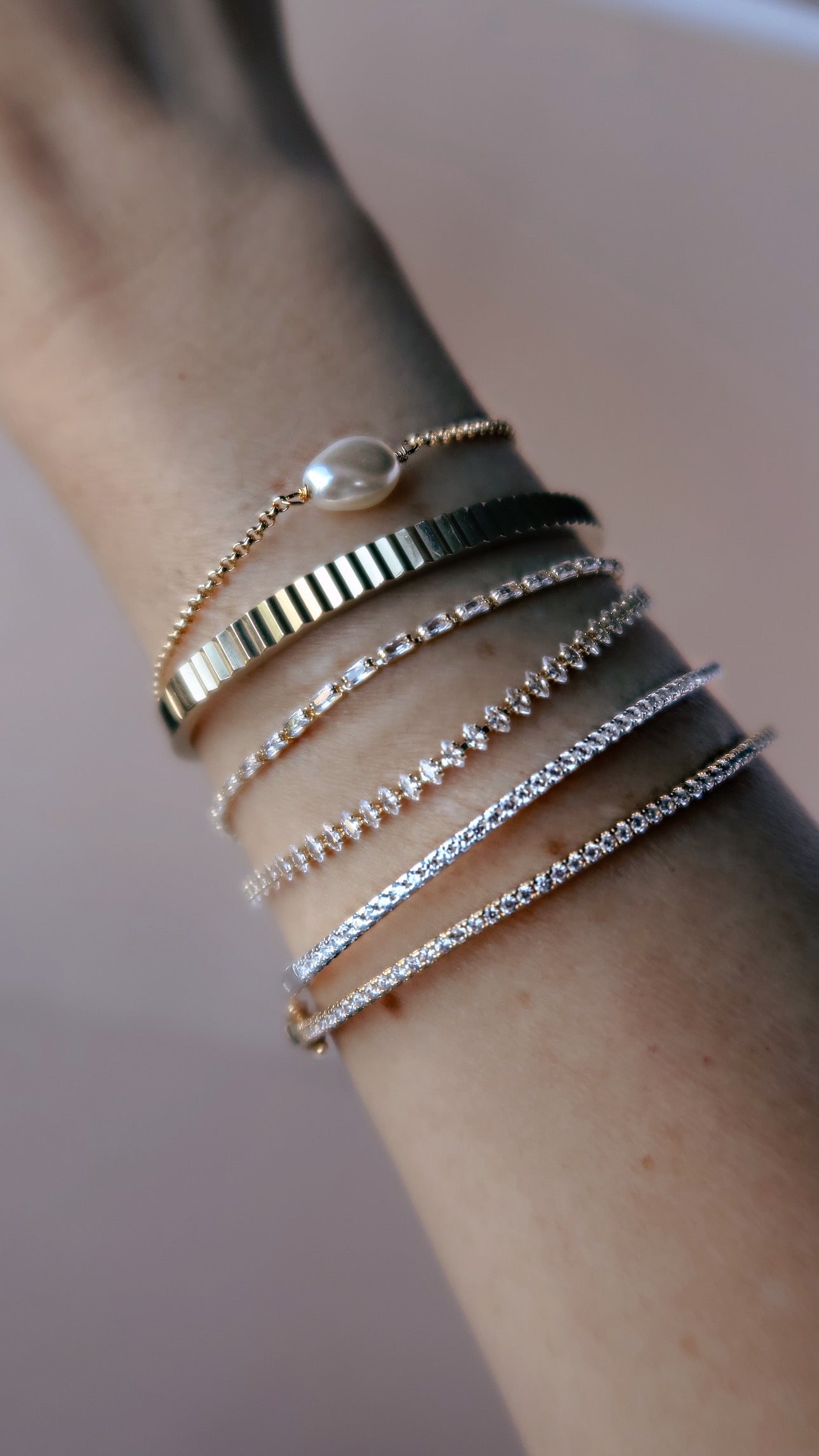 Baroque Pearl Solitaire Bracelet