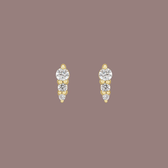 Diamond Graduated Bar Studs