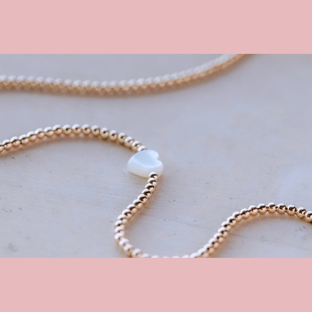 Beaded Heart Necklace