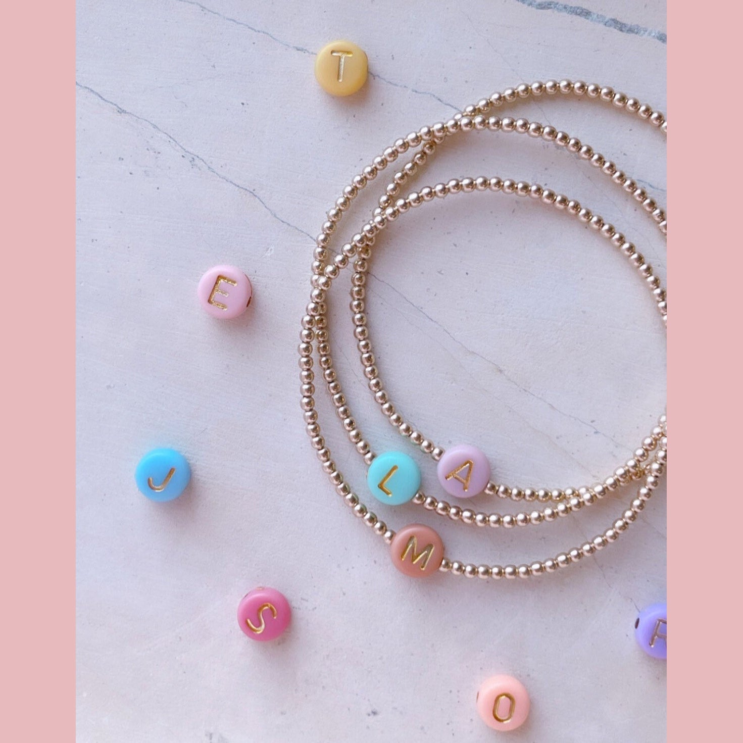 Dainty Initial Bracelet