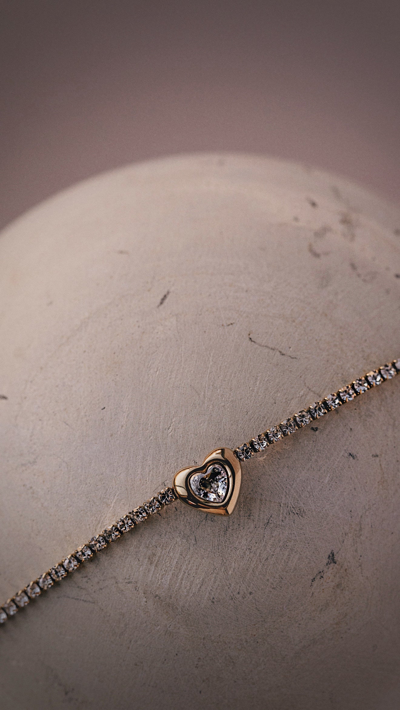 Timeless Heart Tennis Bracelet