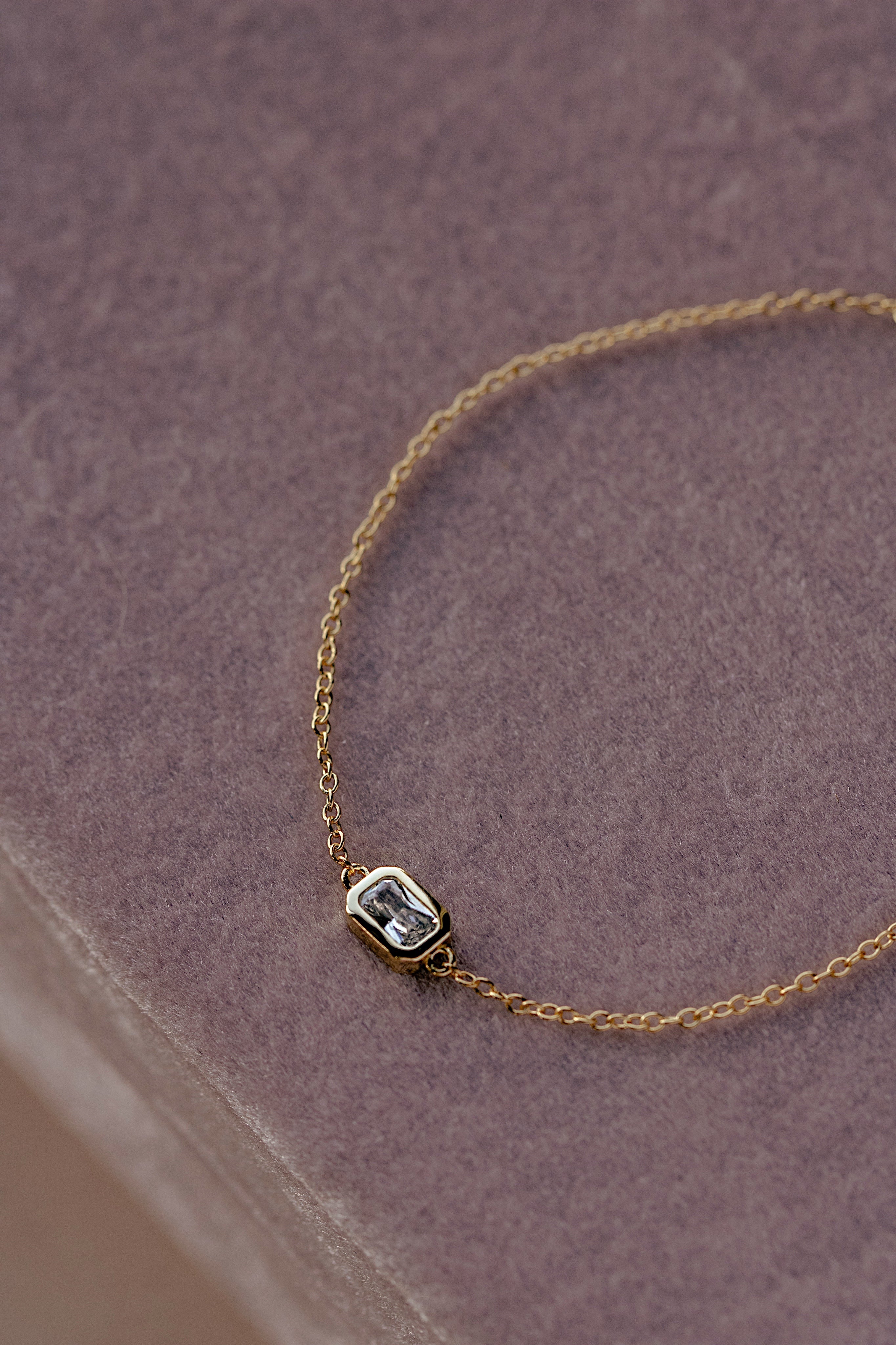 White Topaz Emerald Bracelet