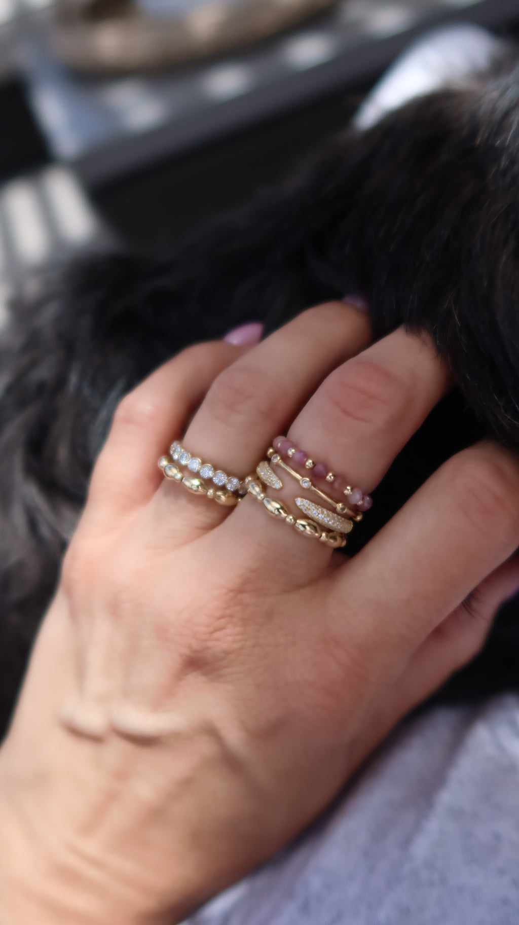 Farrah Beaded Ring