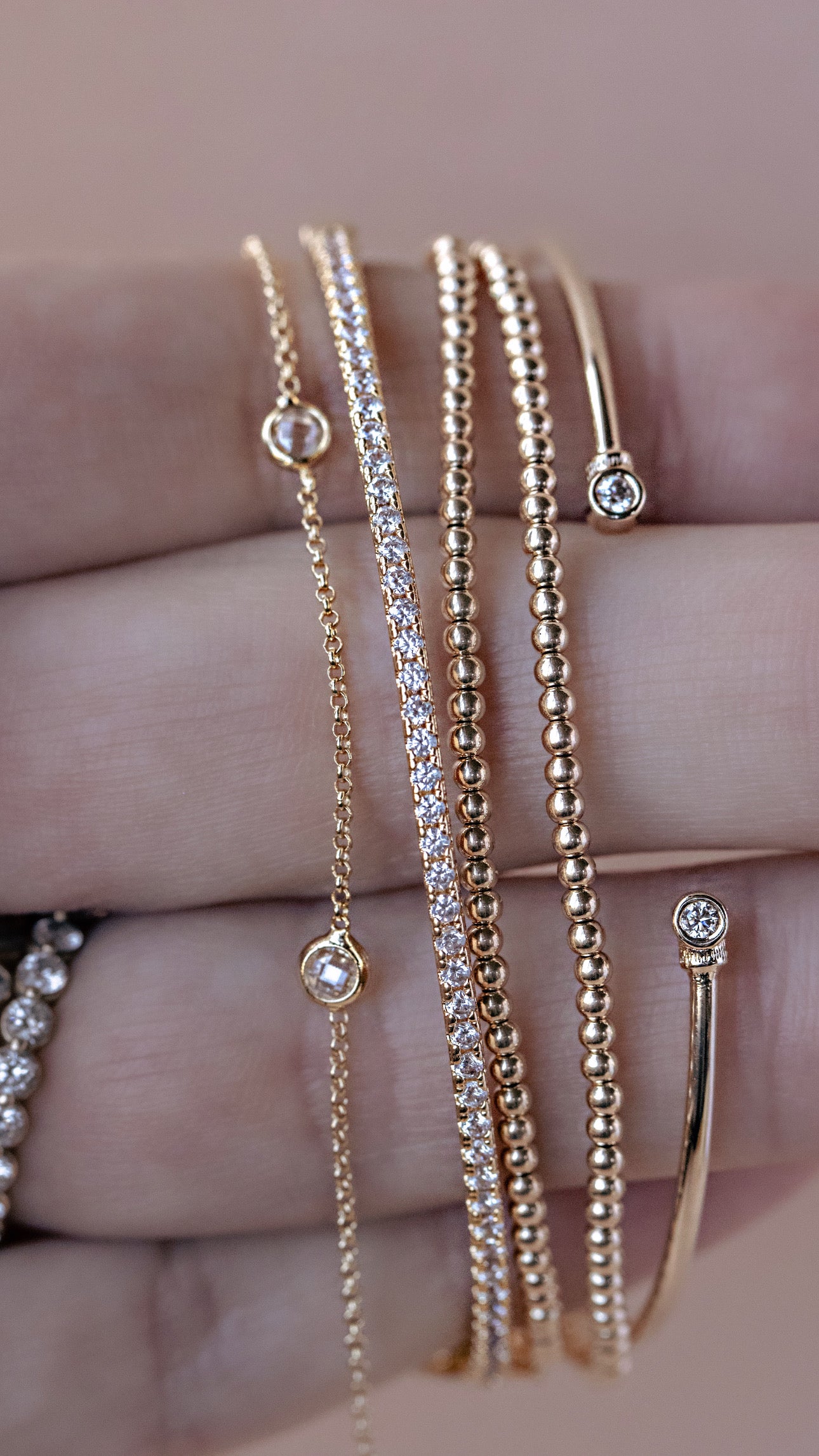 CZ Satellite Bracelet