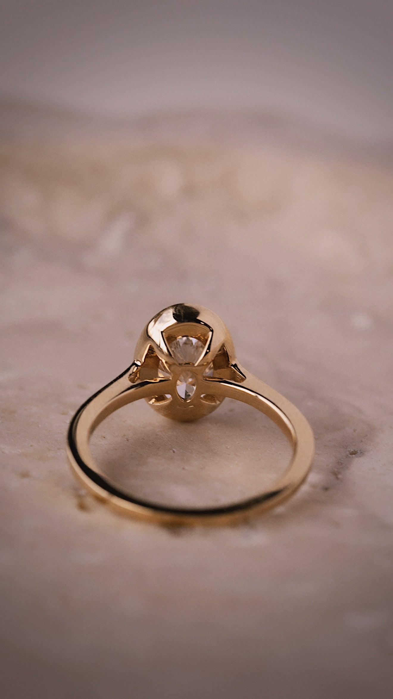 Oval Lab Diamond Ring