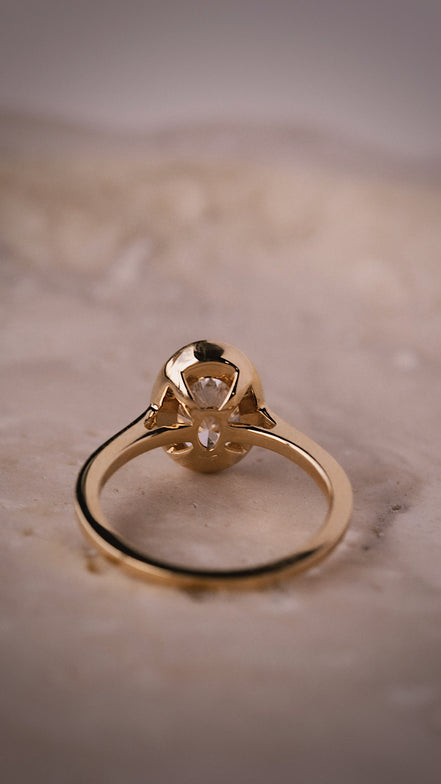 Oval Lab Diamond Ring