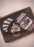 Coffee Lover Beaded Pouch