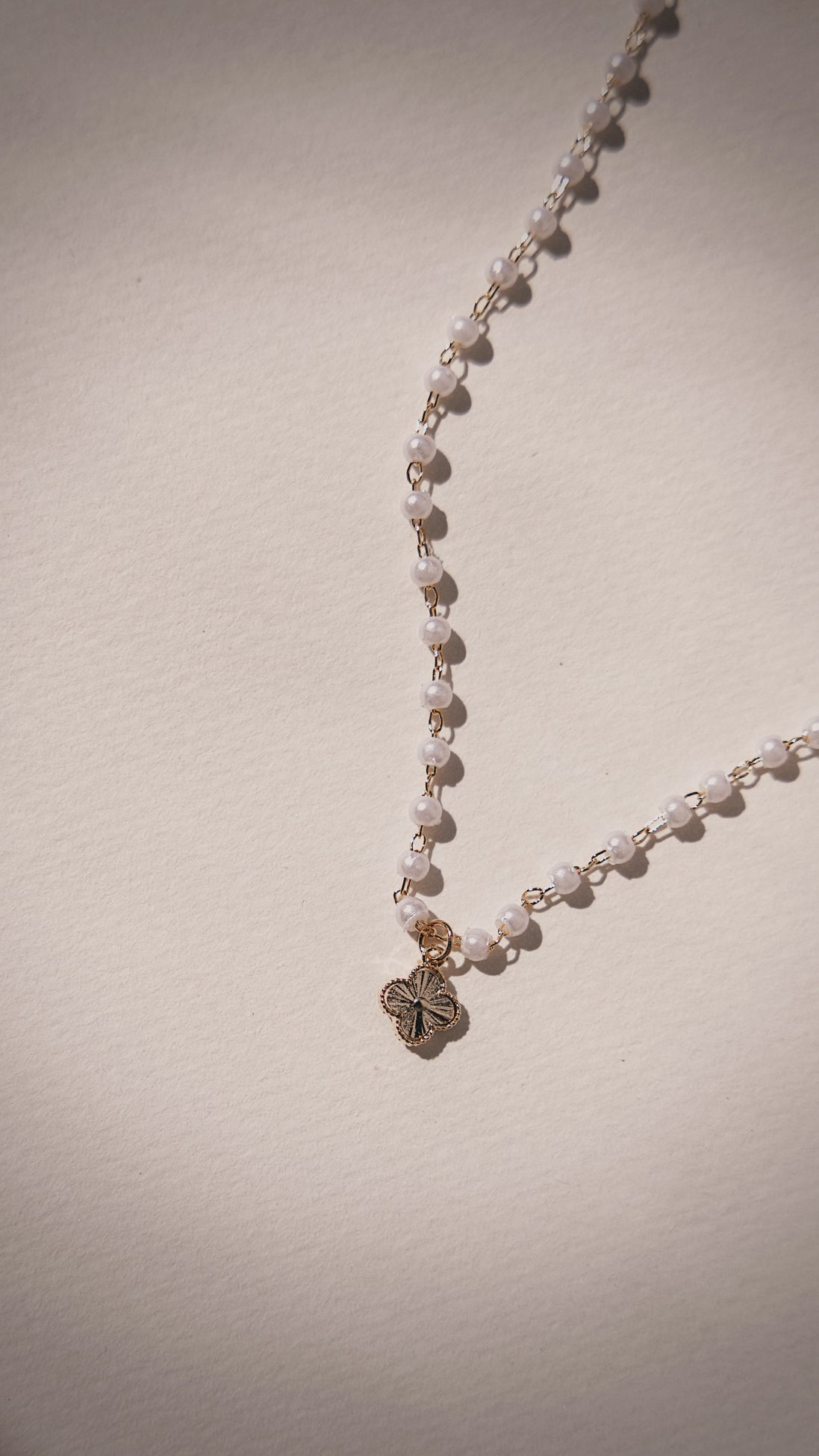 Pearl Clover Necklace