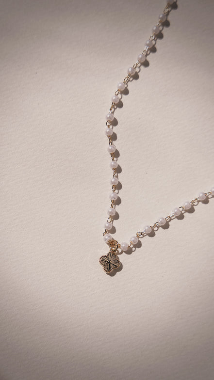 Pearl Clover Necklace
