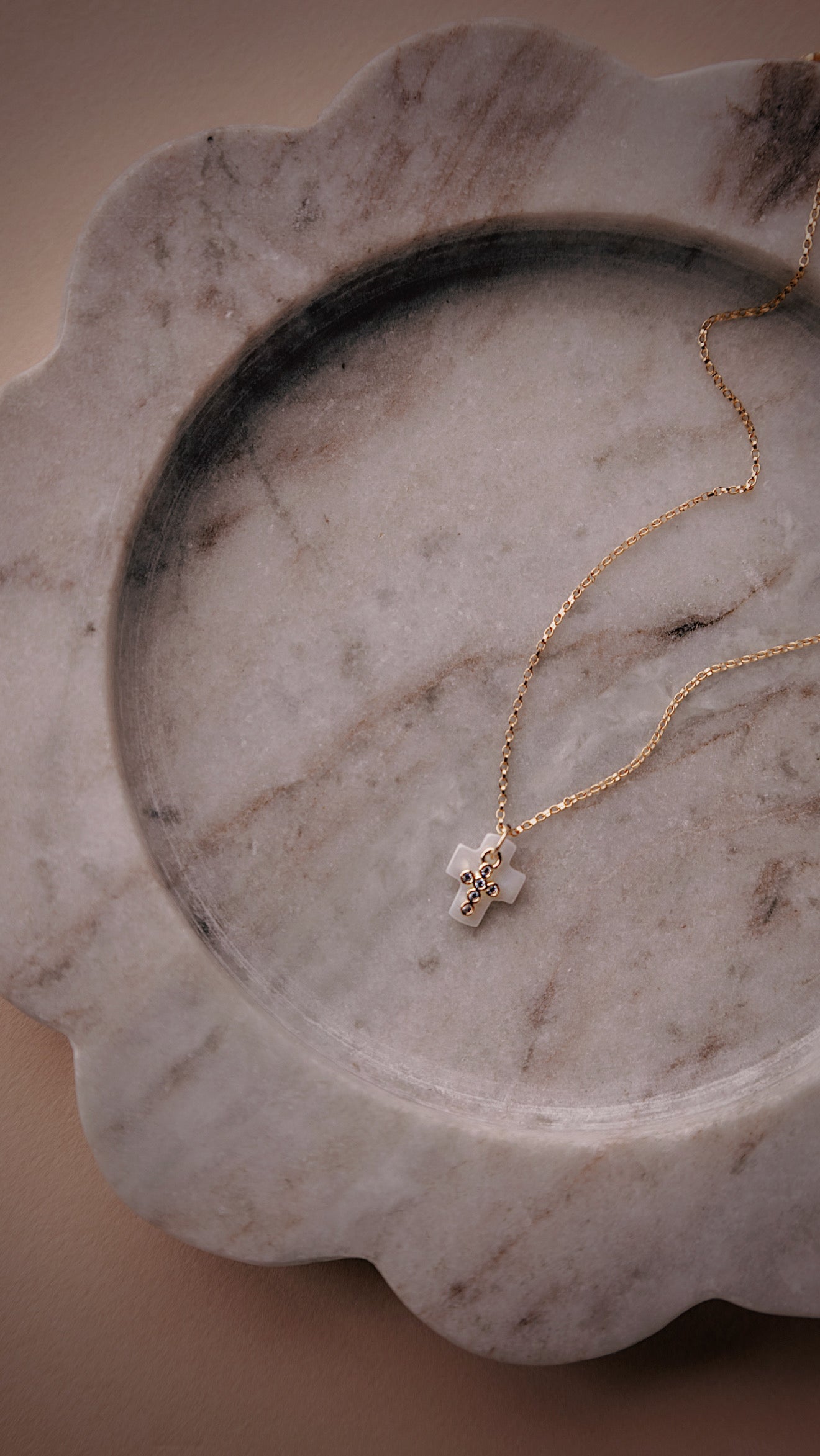 Double Cross Necklace