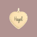 Scallop Heart Dog Tag