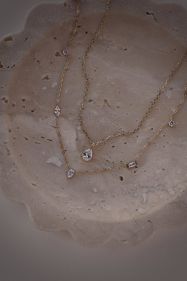 Dainty Mixed Shapes Necklace