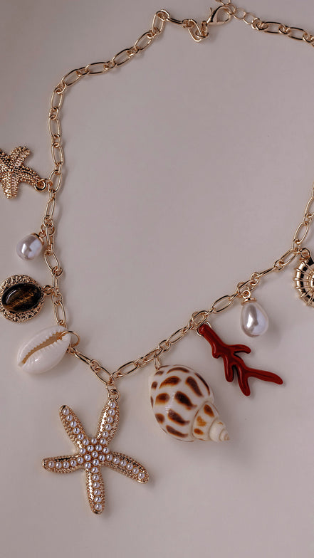 Beach Babe Charm Necklace