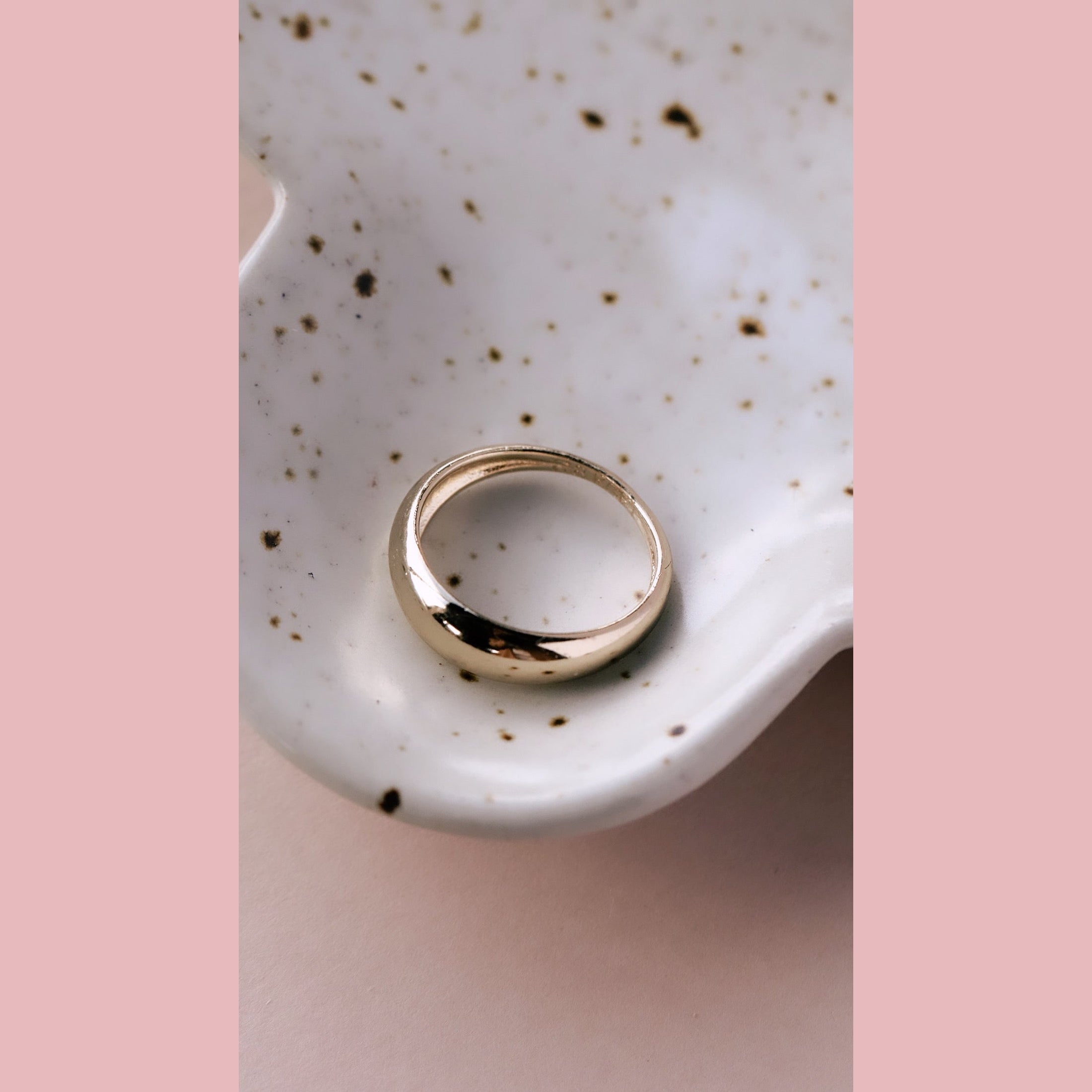 Margo Gold Domed Ring