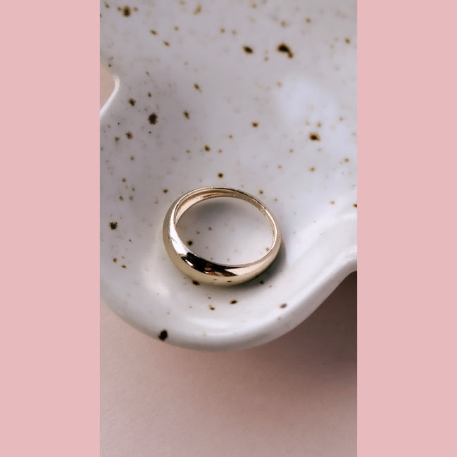 Margo Gold Domed Ring