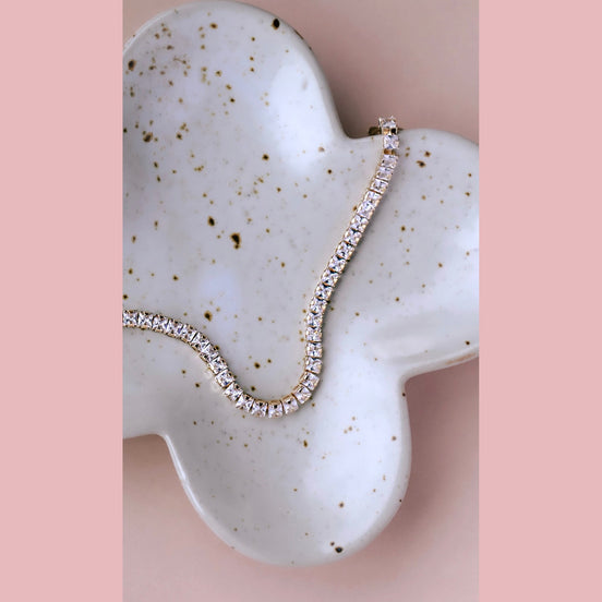 Chunky Diamond CZ Tennis Bracelet