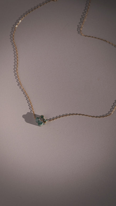 Turquoise Clover Necklace