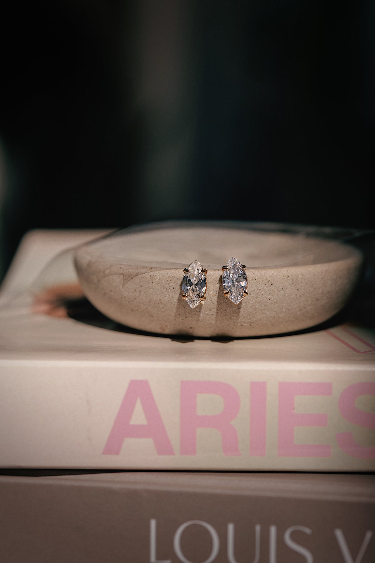 Yucca Marquise Studs
