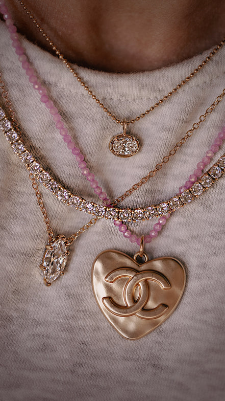 No Flip Tennis Necklace