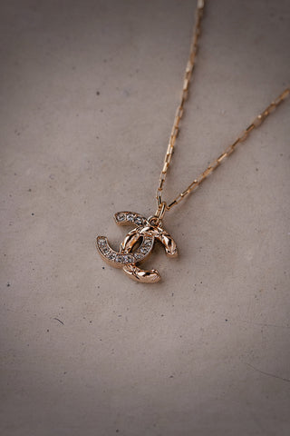 The Twisted CC Necklace