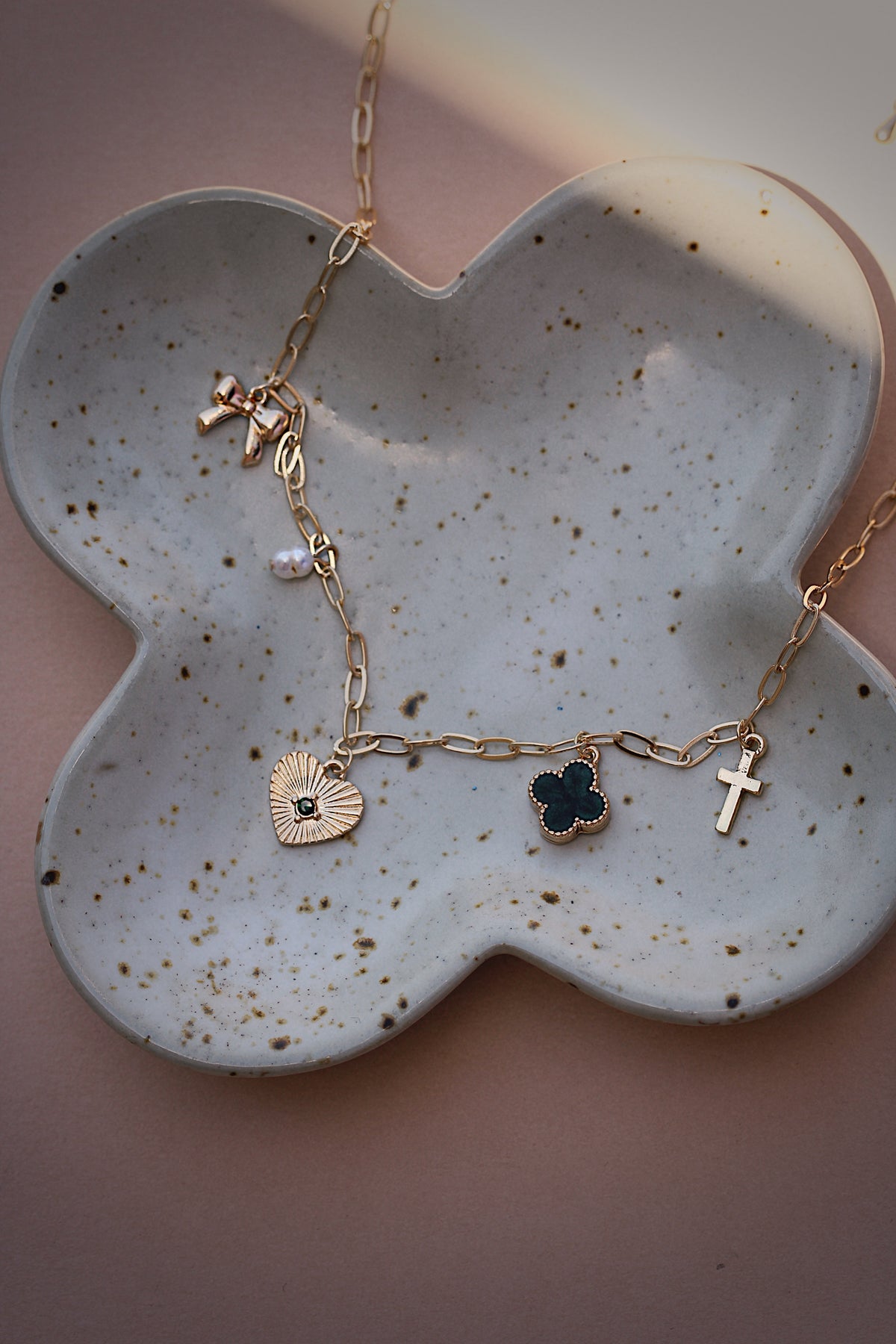 Girly Girl Dainty Charm Necklace